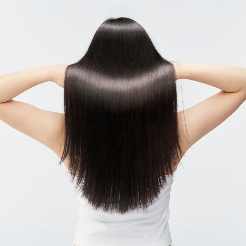 smooth hair , straightning