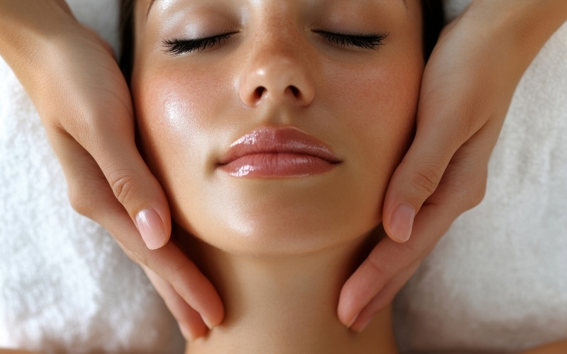 oxygen facial during